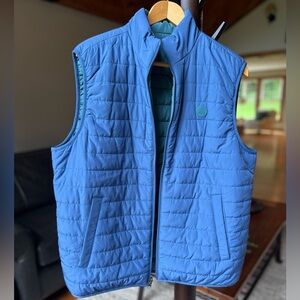 Men’s Brooks Brothers Reversible Puffer Vest, Size L